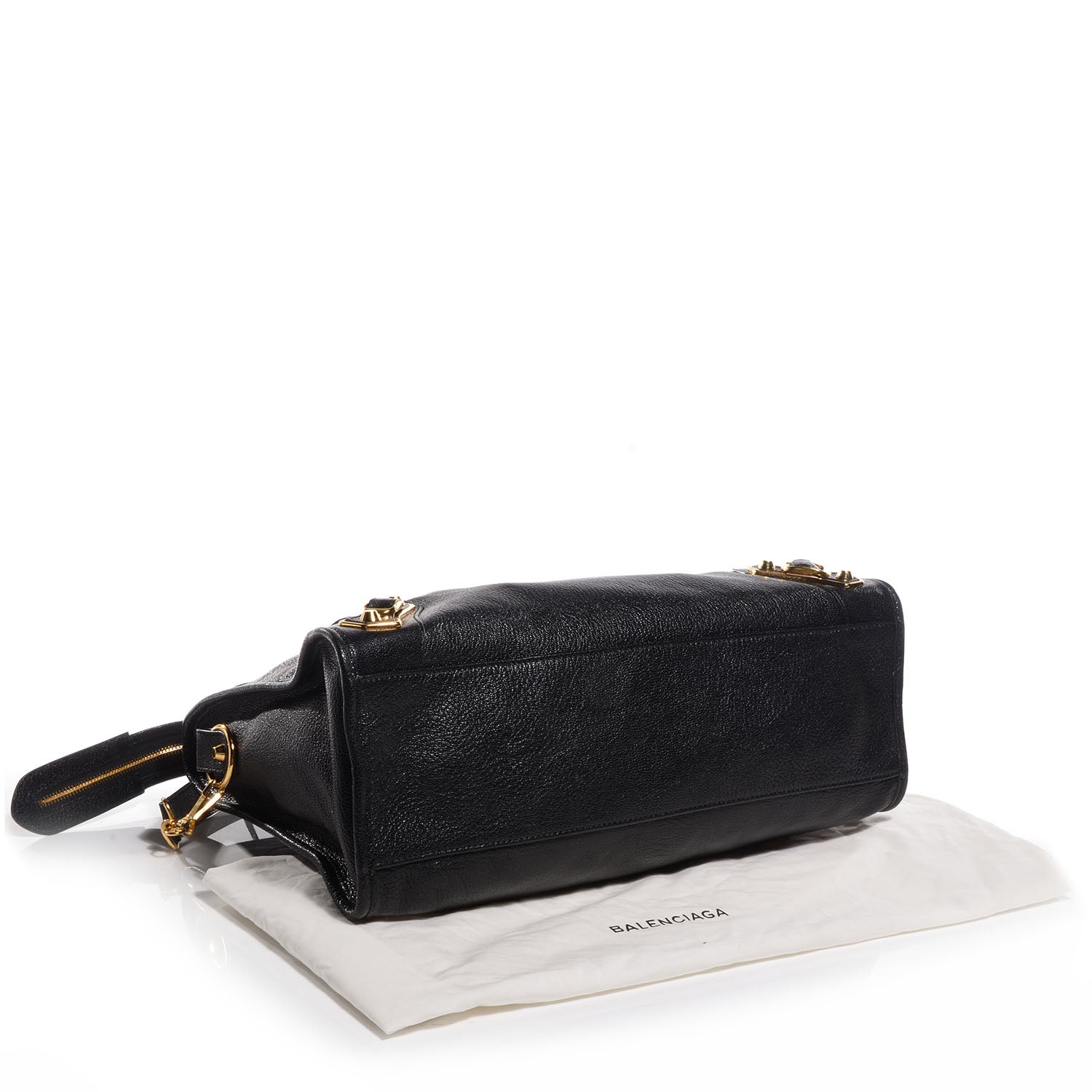 Balenciaga Chevre Hamilton Metallic Edge City Black 4 of 11