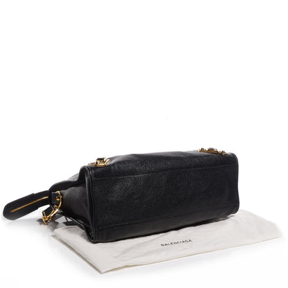 Balenciaga Chevre Hamilton Metallic Edge City Black 4 of 11