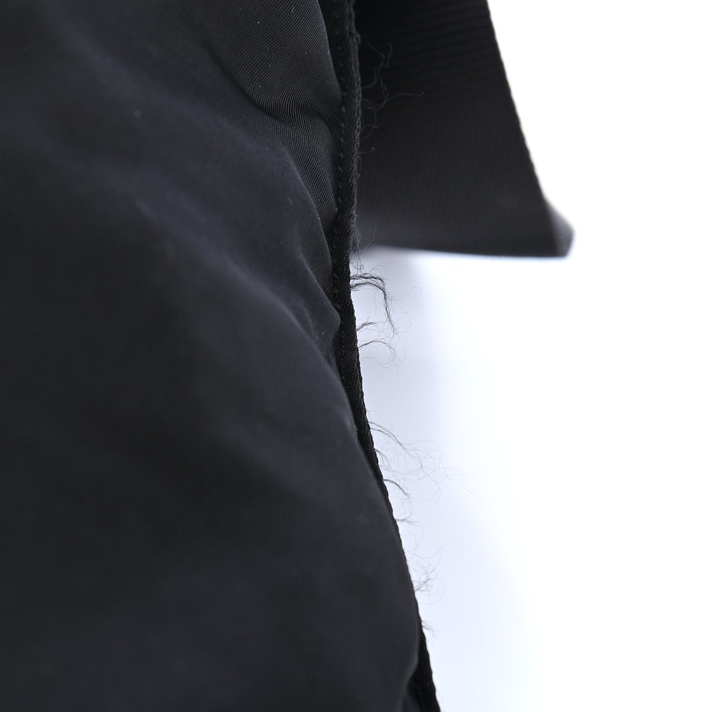 Nylon Vela Flat Messenger Bag Black