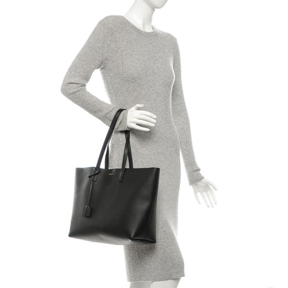 Saint Laurent Calfskin Large Shopping Tote Black 2 of 11