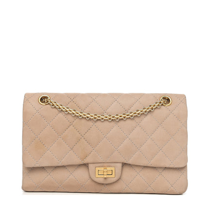 Chanel Iridescent Caviar Quilted 2.55 Reissue 226 Flap Beige 1 of 9