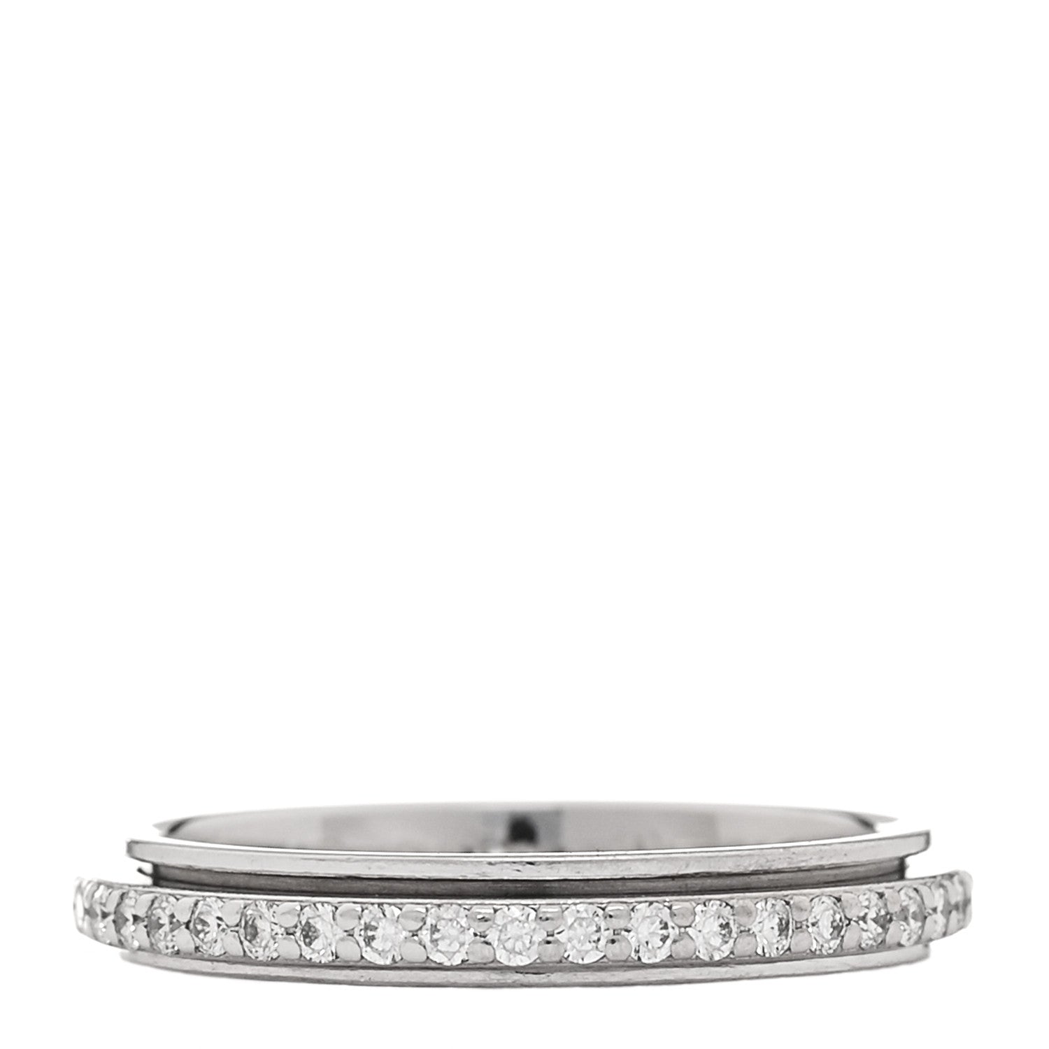 Piaget 18K White Gold Diamond .35ctw Possession Wedding Band Ring 47 4 1 of 6