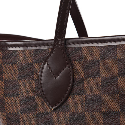 Louis Vuitton Damier Ebene Neo Neverfull MM Rose Ballerine 18 of 29