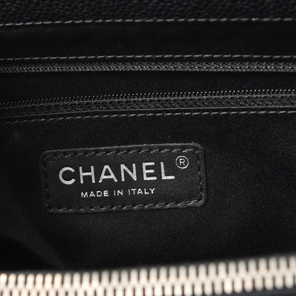 Chanel Caviar Quilted XL Grand Shopping Tote GST Black 6 of 8