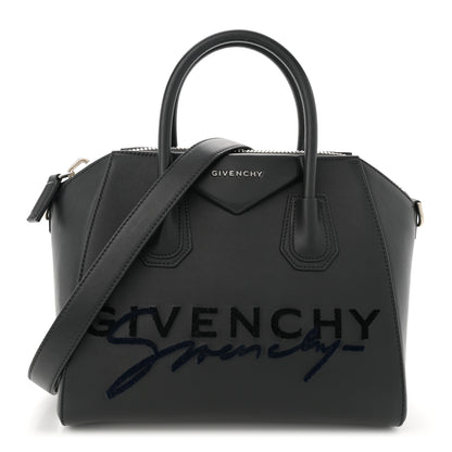 Givenchy Calfskin Signature Logo Small Antigona Black 1 of 12