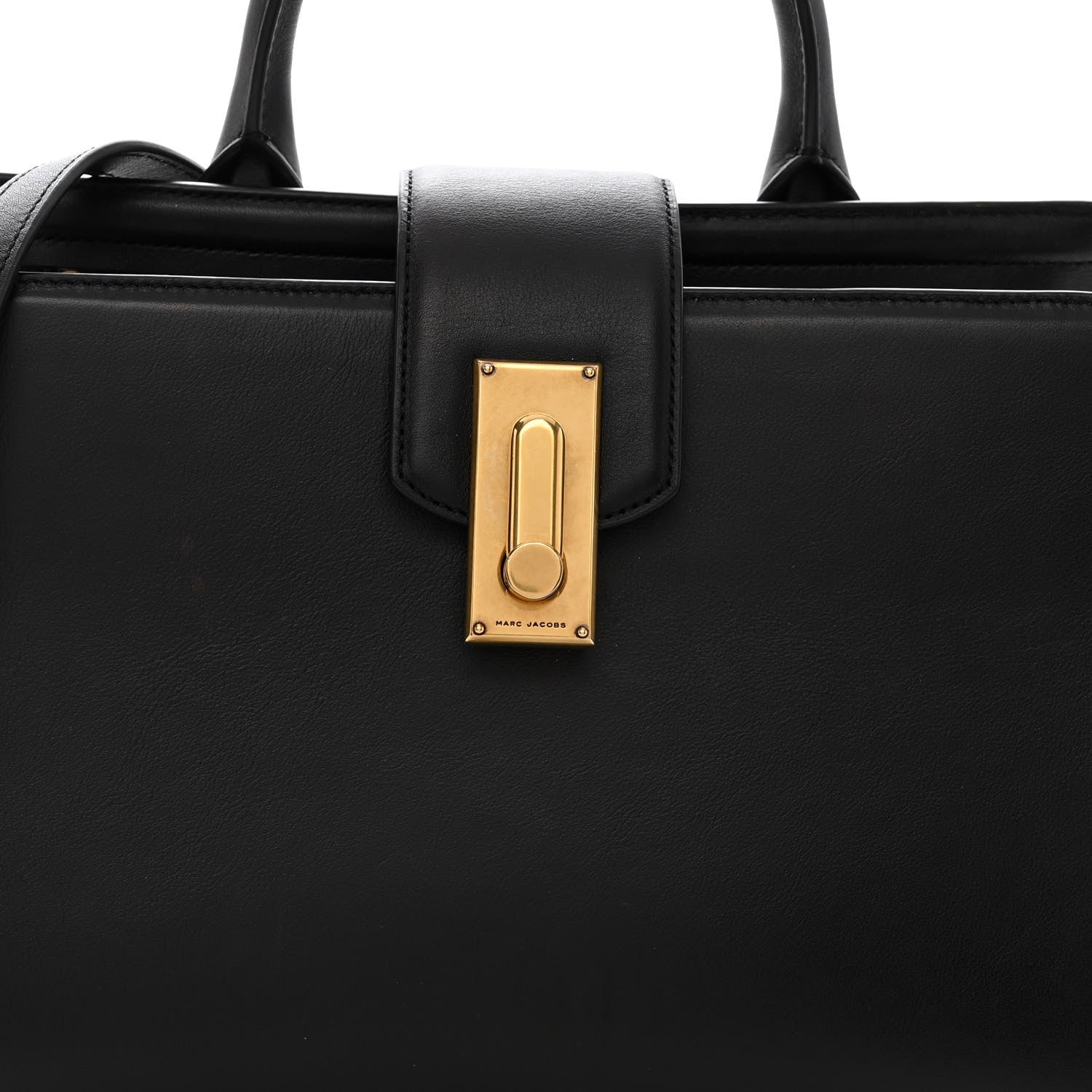 Marc Jacobs Calfskin Small West End Top Handle Bag Black 9 of 11