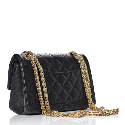 Chanel Aged Calfskin Quilted 2.55 Reissue 224 Flap Black 3 of 11