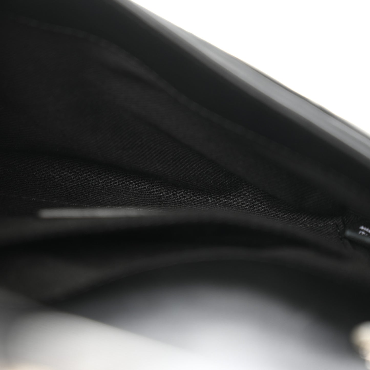 Calfskin Quilted CC Uniform Flap Belt Bag Black