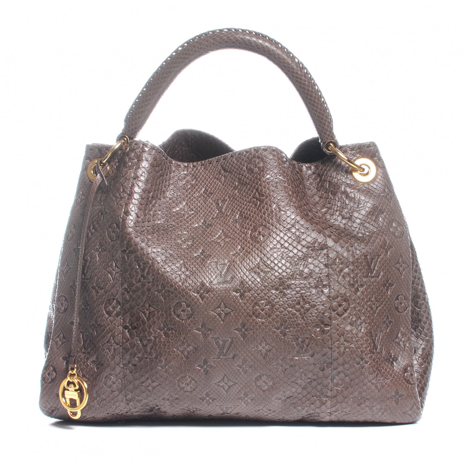Louis Vuitton Python Embossed Monogram Artsy MM Gris 1 of 7