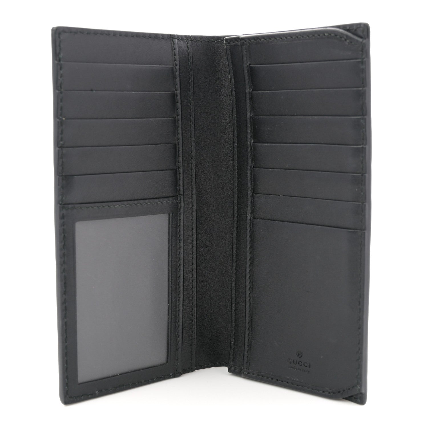 Gucci Guccissima Long Wallet Black 5 of 8