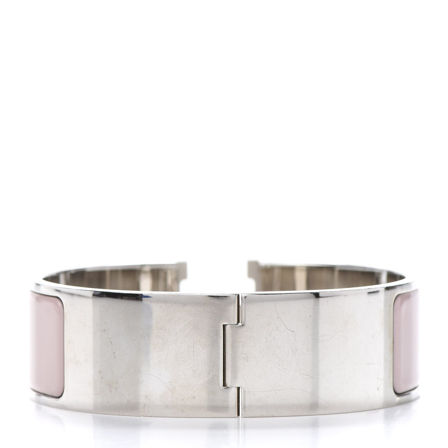 Enamel Wide Clic Clac H Bracelet GM Beige Rose