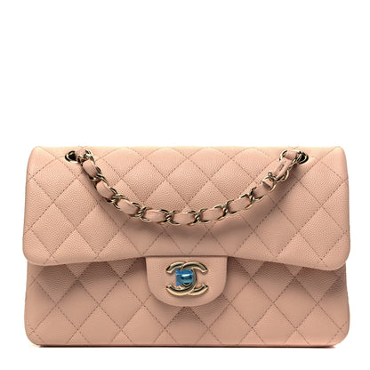 Chanel Caviar Quilted Small Double Flap Light Beige 1 of 8