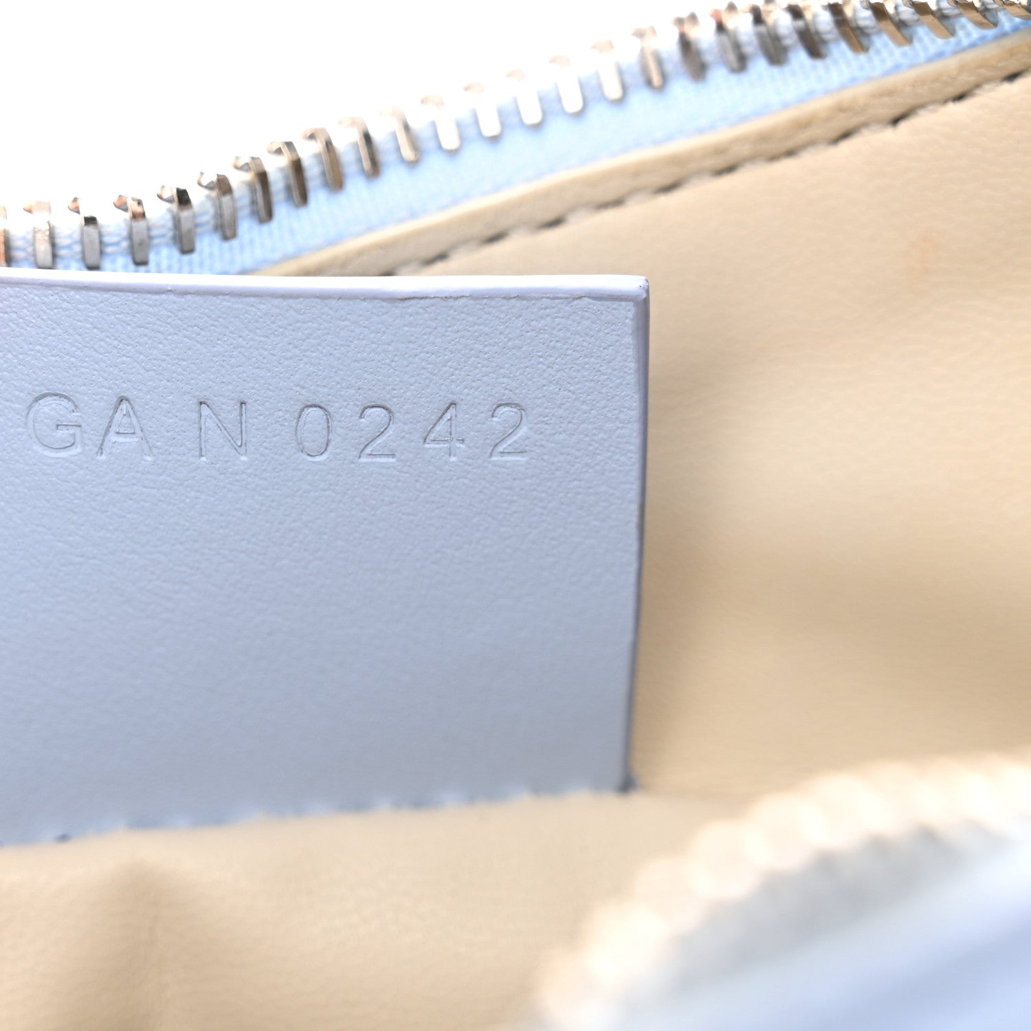 Givenchy Smooth Calfskin Small Moon Cut Out Shoulder Bag Baby Blue 6 of 11