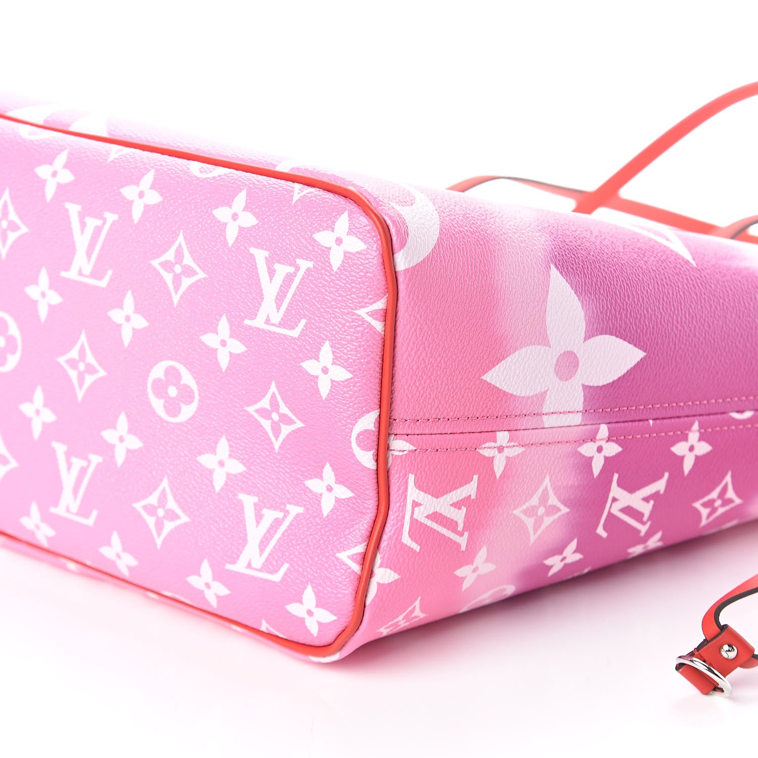 Louis Vuitton Monogram Escale Neverfull MM Rouge 9 of 10