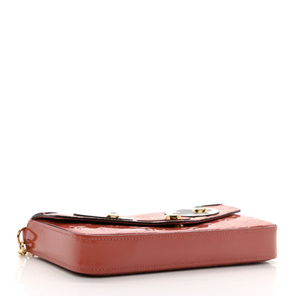 Louis Vuitton Vernis Valentine Dog Pochette Felicie Chain Wallet Pink 5 of 12