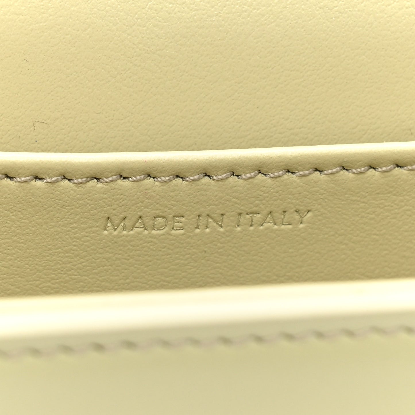 Shiny Calfskin Mini Triomphe Almond Green
