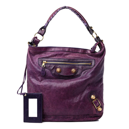 Balenciaga Agneau Giant 21 Gold Hardware Day Hobo Raisin 1 of 18