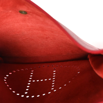 Hermes Courchevel Evelyne GM Rouge Vif 5 of 10