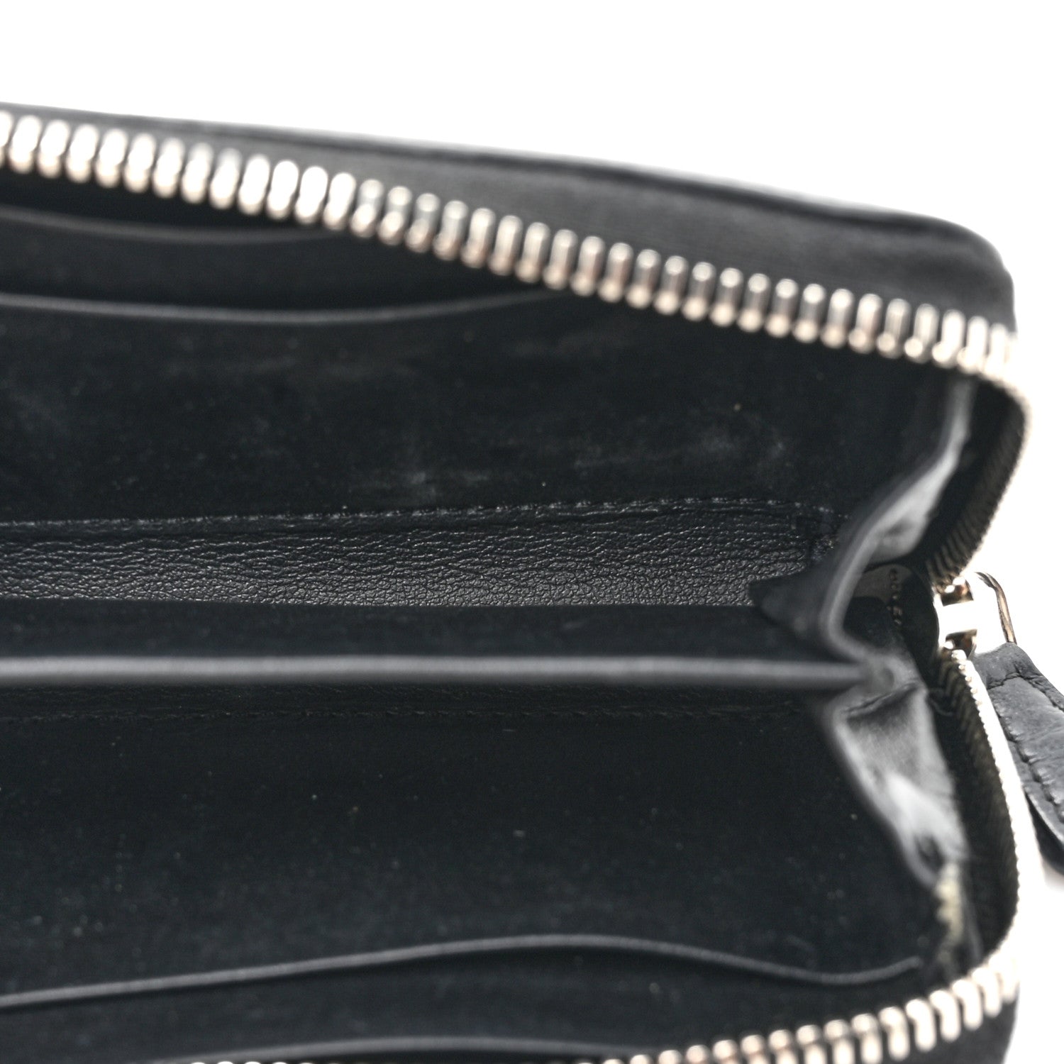 Givenchy Calfskin Iconic Bambi Print Mini Zip Wallet Black White 5 of 10