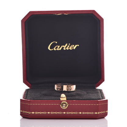 Cartier 18K Pink Gold 5.5mm LOVE Ring 49 4.75 5 of 5