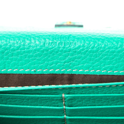 Chloe Calfskin Marcie Continental Flap Wallet Jade Green 6 of 10