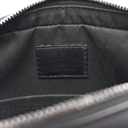 Louis Vuitton Calfskin Monogram Shadow Duo Messenger Black 6 of 11