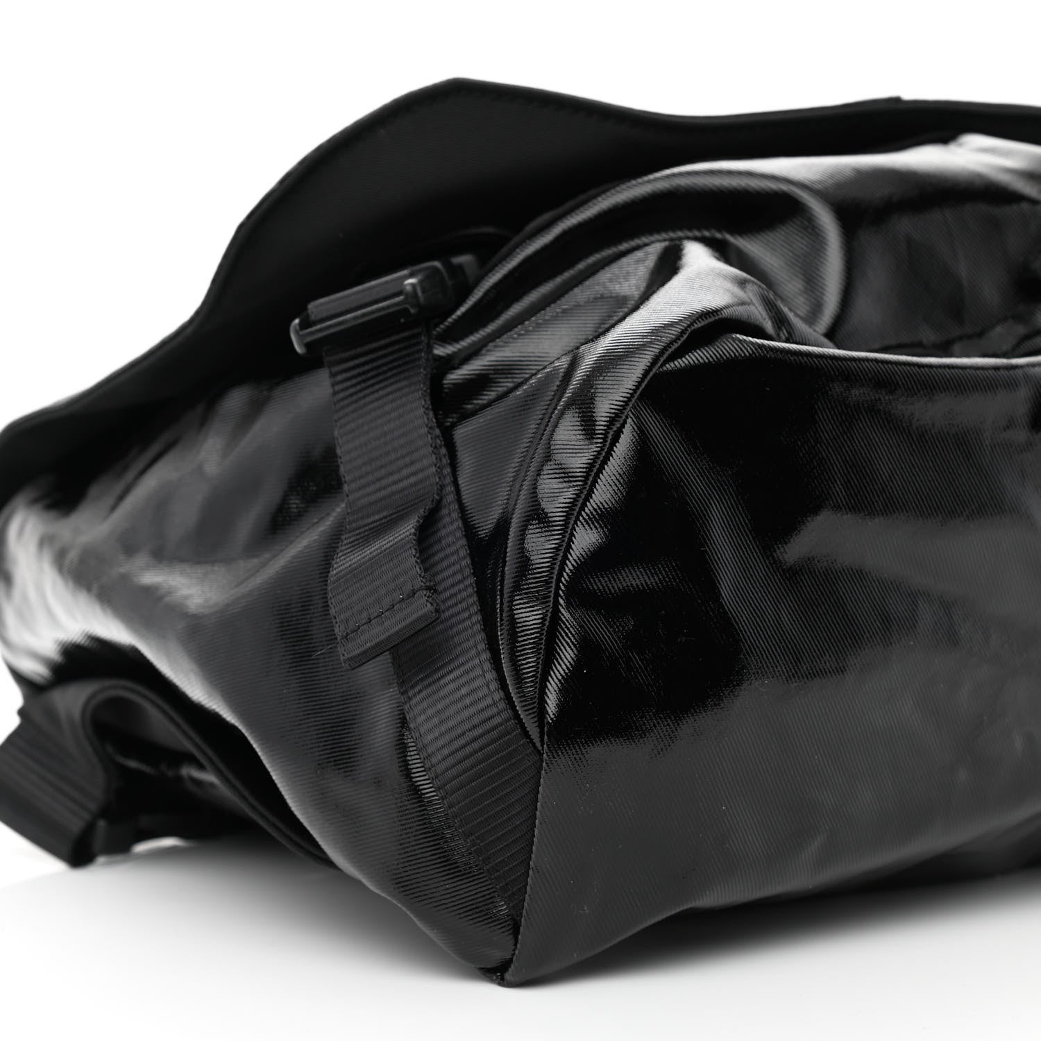 Chanel Coated Canvas Sport Messenger Black 7 of 8