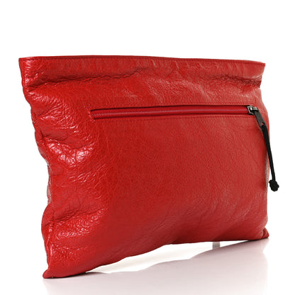 Balenciaga Agneau Arena Documents Case Bright Red 2 of 12
