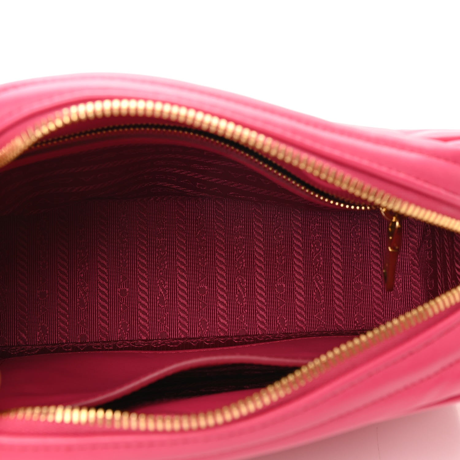 Prada Soft Calfskin Diagramme Camera Bag Magenta 4 of 9