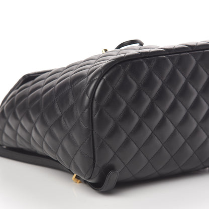 Chanel Calfskin Quilted Large Urban Spirit Backpack Black 9 of 12