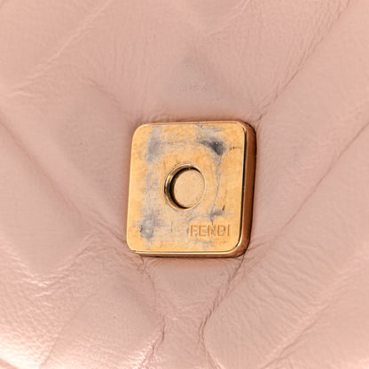 Fendi Nappa FF 1974 Embossed Baguette Rosa Quarzo 11 of 13