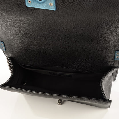 Chanel Caviar Quilted Medium Boy Flap Black 5 of 8