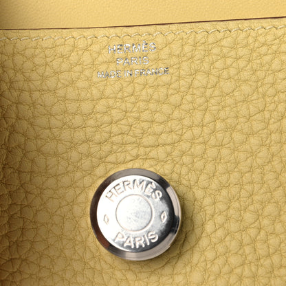 Hermes Togo Dogon Card Case Jaune Poussin 6 of 9
