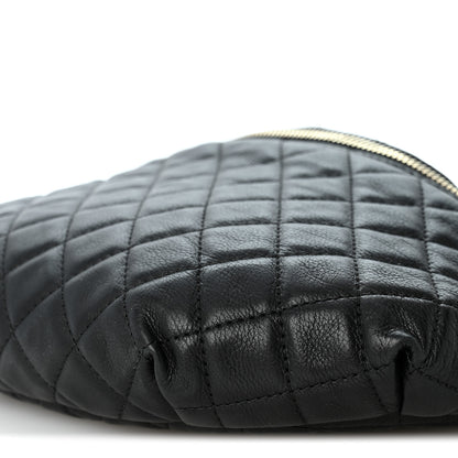 Chanel Calfskin Quilted Banane Waist Bag Fanny Pack Black 10 of 10