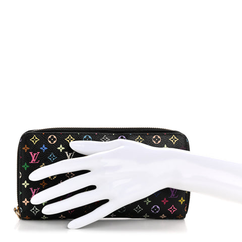 Monogram Multicolor Zippy Wallet Black Grenade