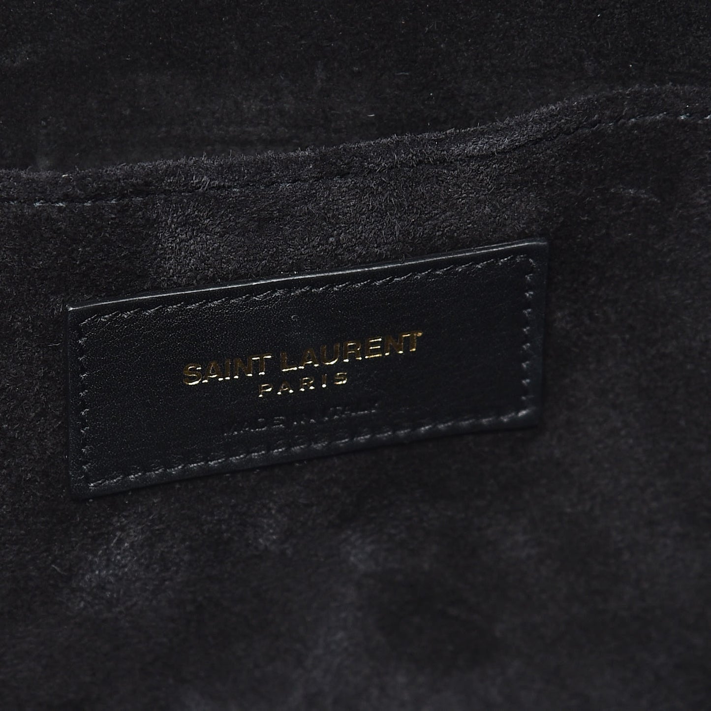 Calfskin Classic Y Ligne Clutch Black