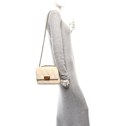 Valentino Garavani Nappa Quiltie 67 Medium Shoulder Bag Ivory 2 of 9