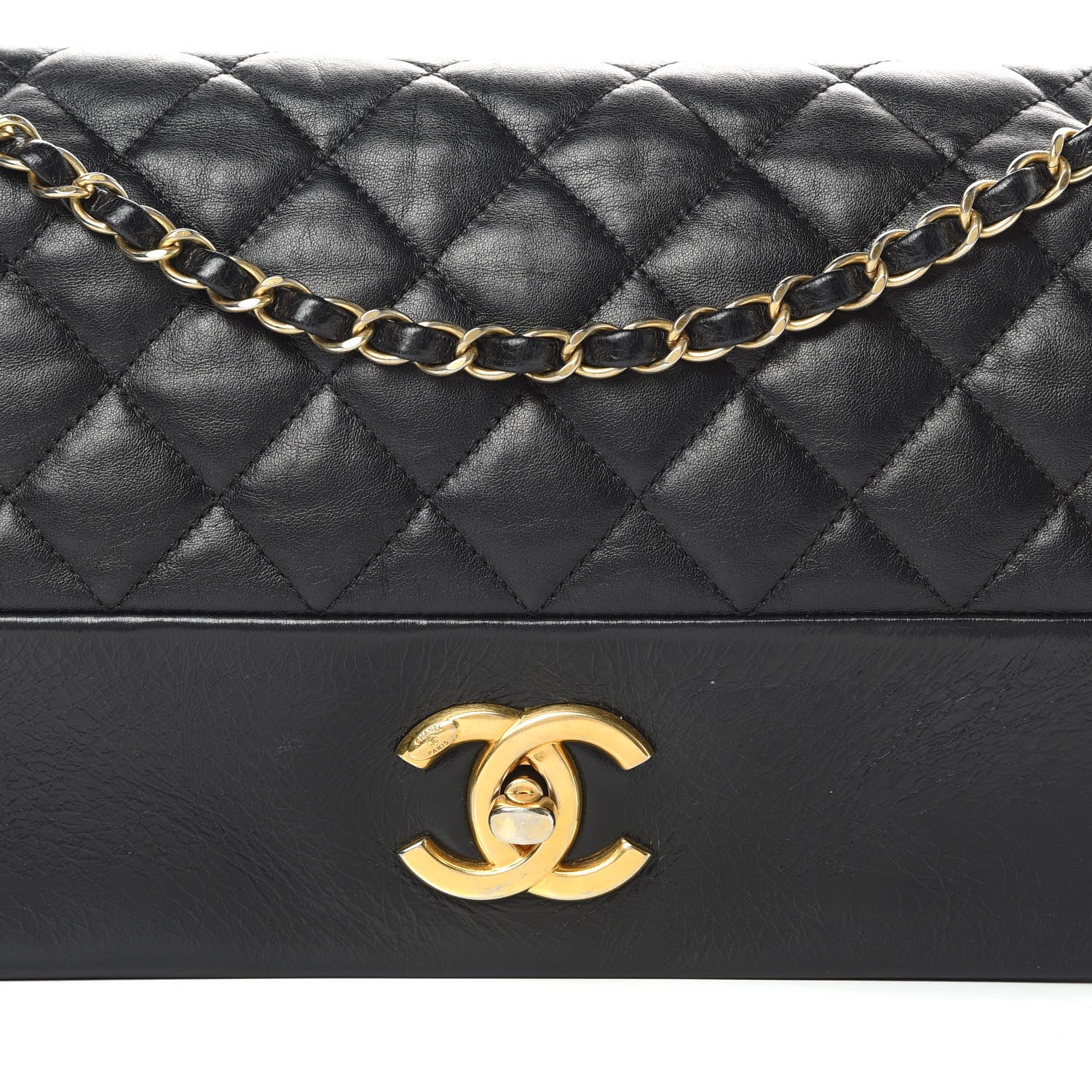 Chanel Calfskin Quilted Jumbo Soft Elegance Flap Black 8 of 16