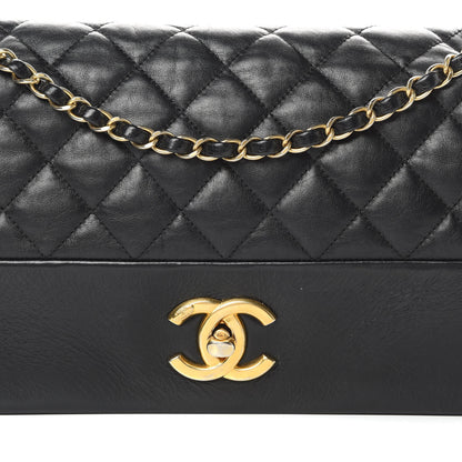 Chanel Calfskin Quilted Jumbo Soft Elegance Flap Black 8 of 16