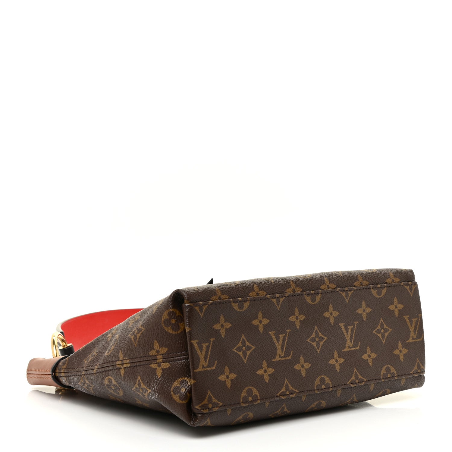 Louis Vuitton Monogram Tuileries Besace Caramel Rouge 4 of 17