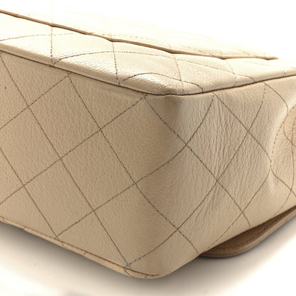 Chanel Caviar Quilted Jumbo Single Flap Beige Clair 12 of 12
