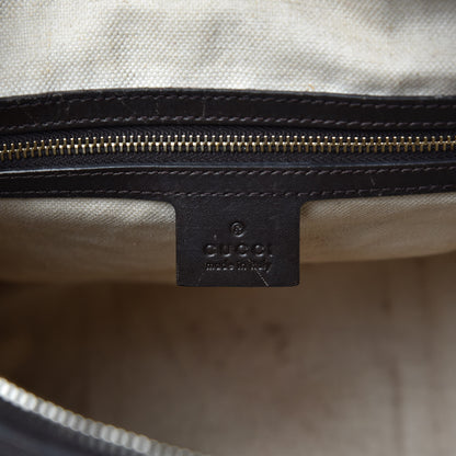 Gucci Monogram Vintage Web Medium Boston Dark Brown 6 of 19
