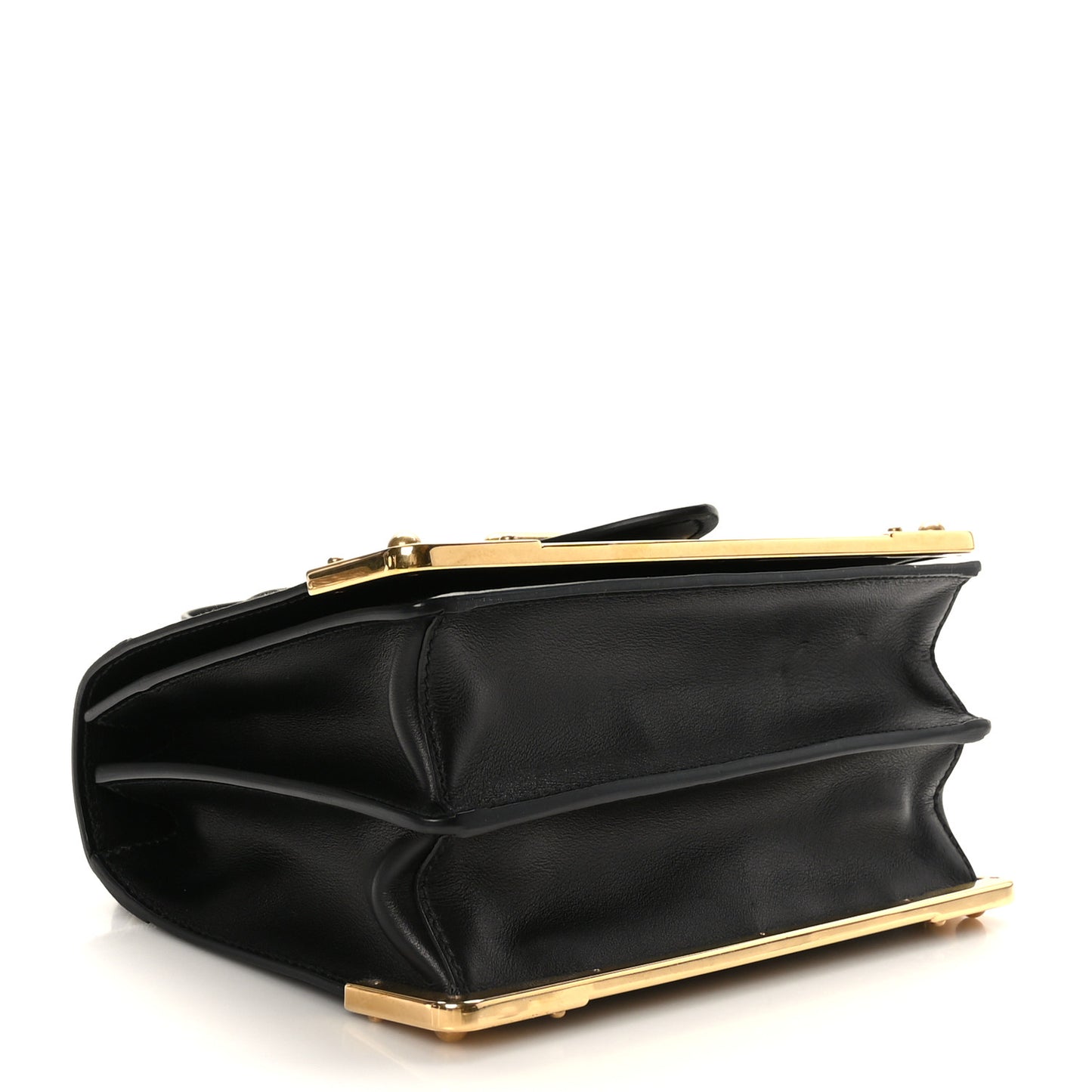 City Calf Saffiano Cahier Bag Black