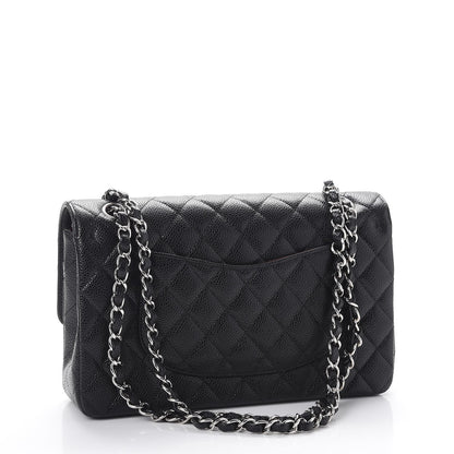 Chanel Caviar Quilted Medium Double Flap Black 3 of 8