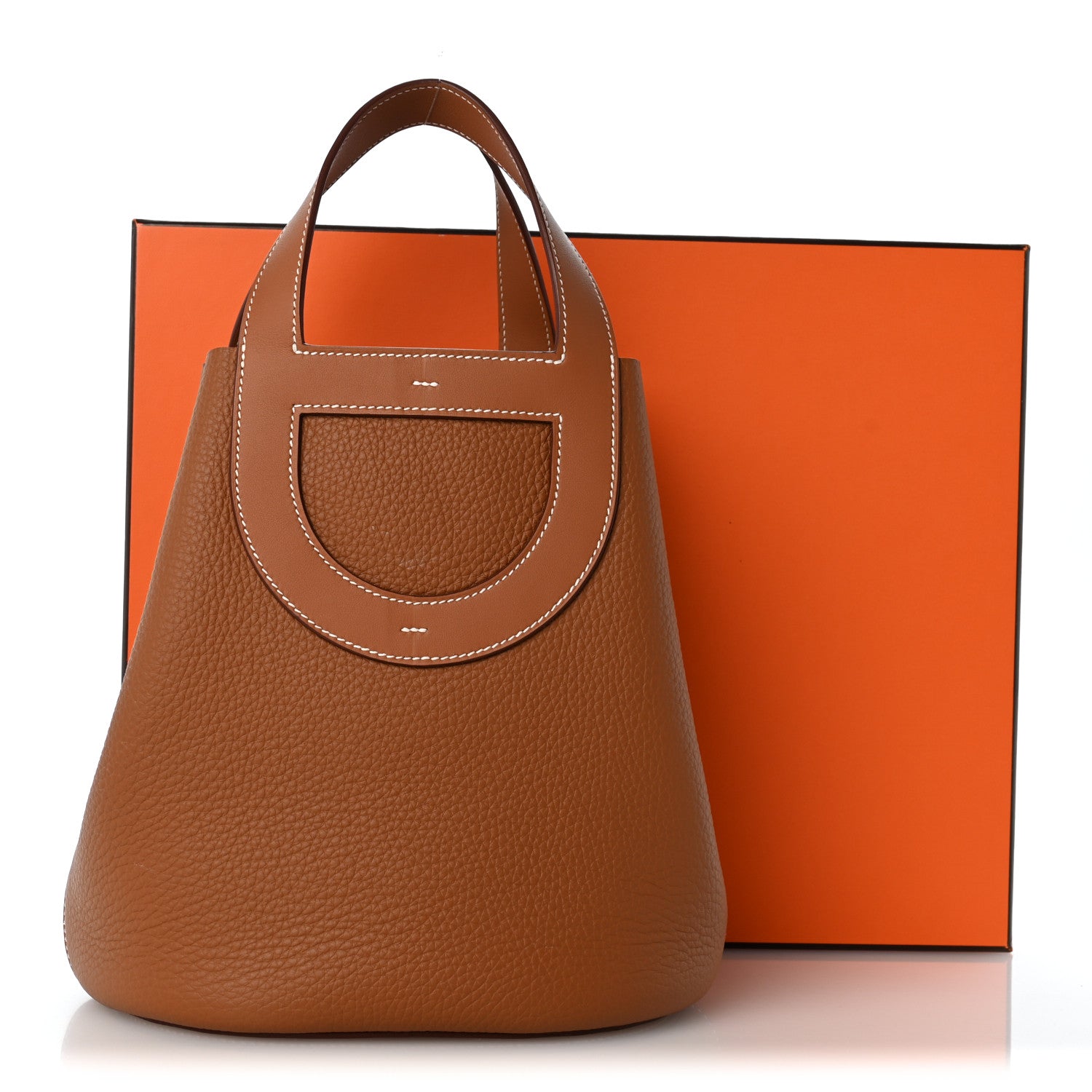 Hermes Taurillon Clemence Swift In-The-Loop 23 Bag Gold 14 of 14