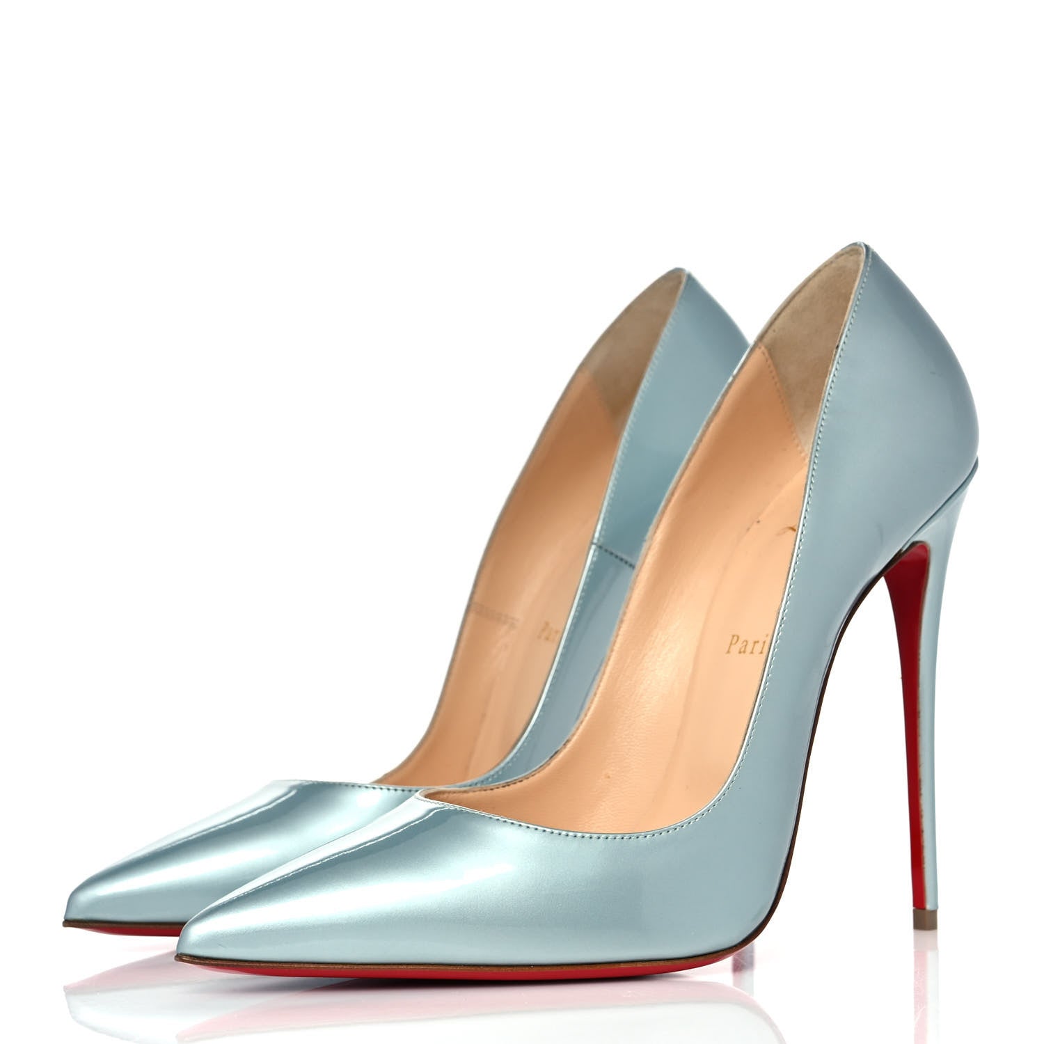 Christian Louboutin Patent So Kate 120 Pumps 42 Everest Metal 3 of 8
