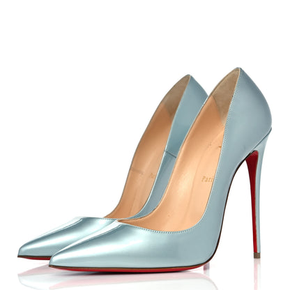 Christian Louboutin Patent So Kate 120 Pumps 42 Everest Metal 3 of 8