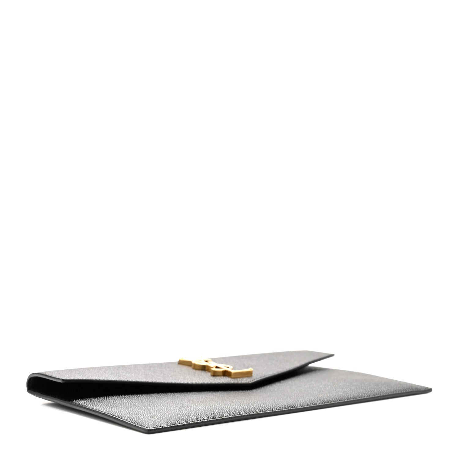 Saint Laurent Grain De Poudre Uptown Pouch Black 4 of 8