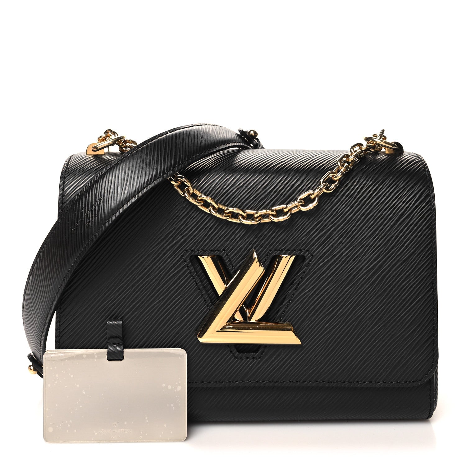 Louis Vuitton Epi Twist Shoulder Bag MM Black 3 of 11