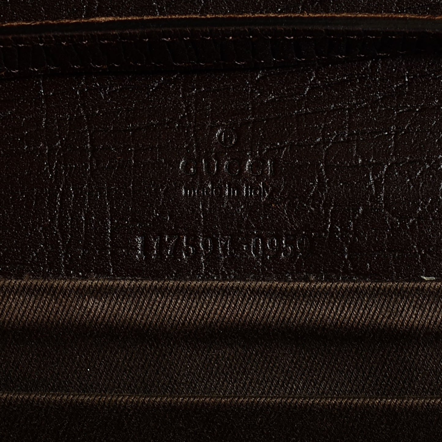 Monogram Bamboo Bar Clutch Brown